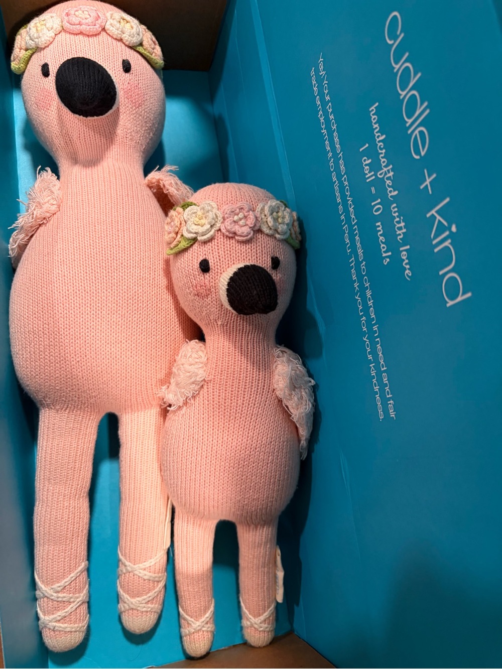Pink Plush Penelope the Flamingo Doll - Soft Knit Kids Accessory